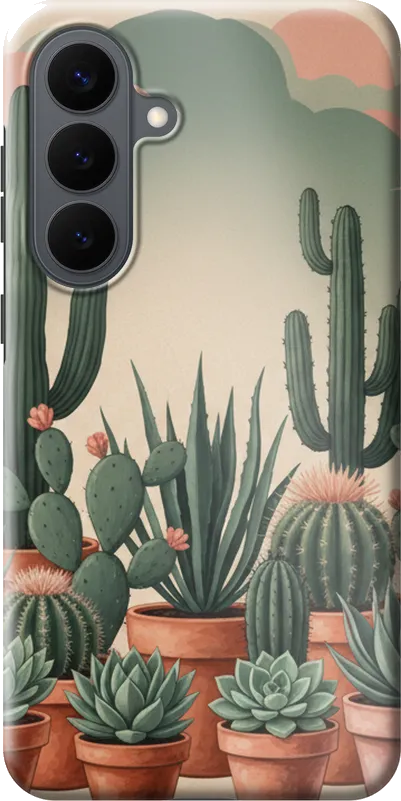 Cactus Garden case on the Samsung Galaxy S26 Plus