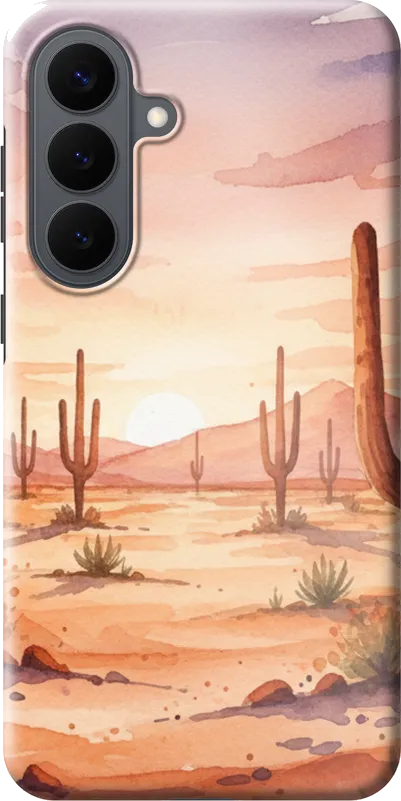 Desert Cactus Wash case on the Samsung Galaxy S26 Plus