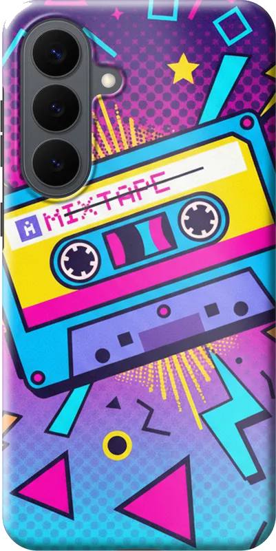 Retro Cassette case on the Samsung Galaxy S26 Plus