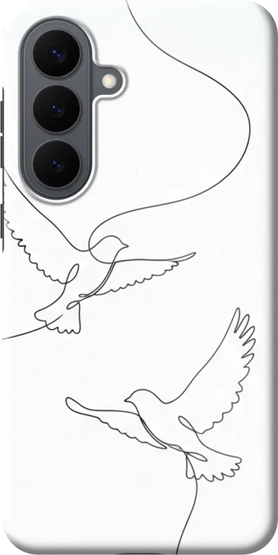 Twin Birds case on the Samsung Galaxy S26 Plus