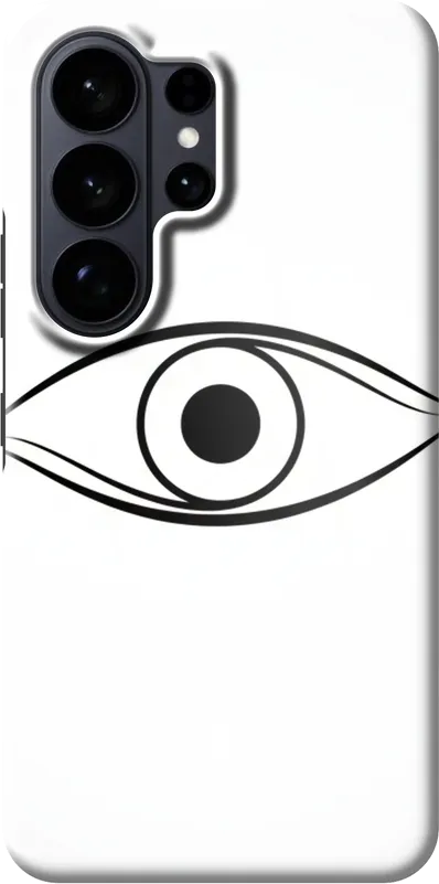Abstract Eye case on the Samsung Galaxy S26 Ultra