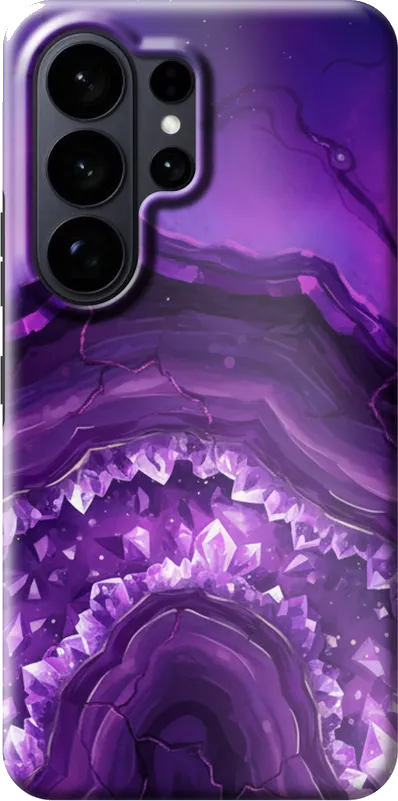 Amethyst Marble case on the Samsung Galaxy S26 Ultra