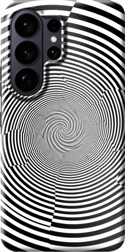 Op Art Illusion case on the Samsung Galaxy S26 Ultra