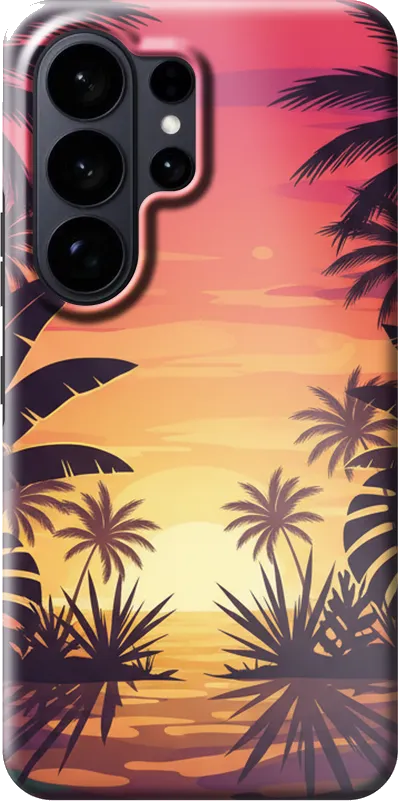 Palm Sunset case on the Samsung Galaxy S26 Ultra
