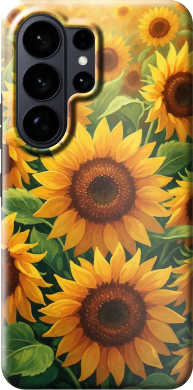 Sunflower Field case on the Samsung Galaxy S26 Ultra