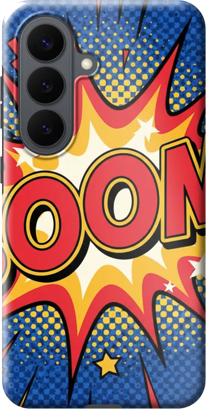 Comic Boom case on the Samsung Galaxy S26