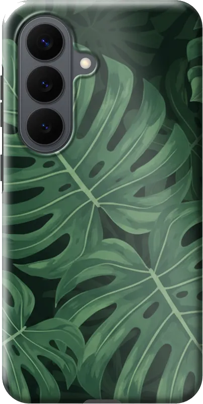 Monstera Leaves case on the Samsung Galaxy S26