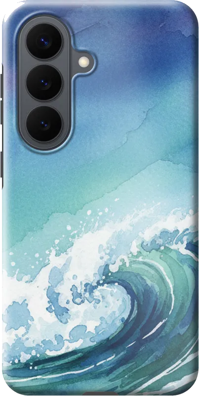 Ocean Blues case on the Samsung Galaxy S26