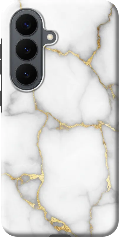 White Marble case on the Samsung Galaxy S26