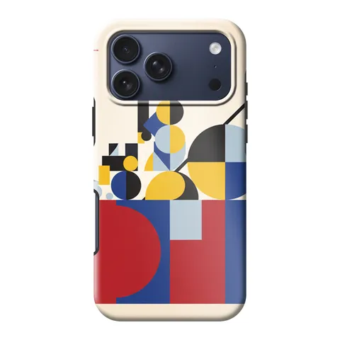 Bauhaus Shapes phone case