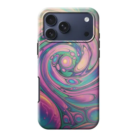 Bubble Iridescence phone case