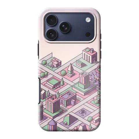 Isometric City phone case