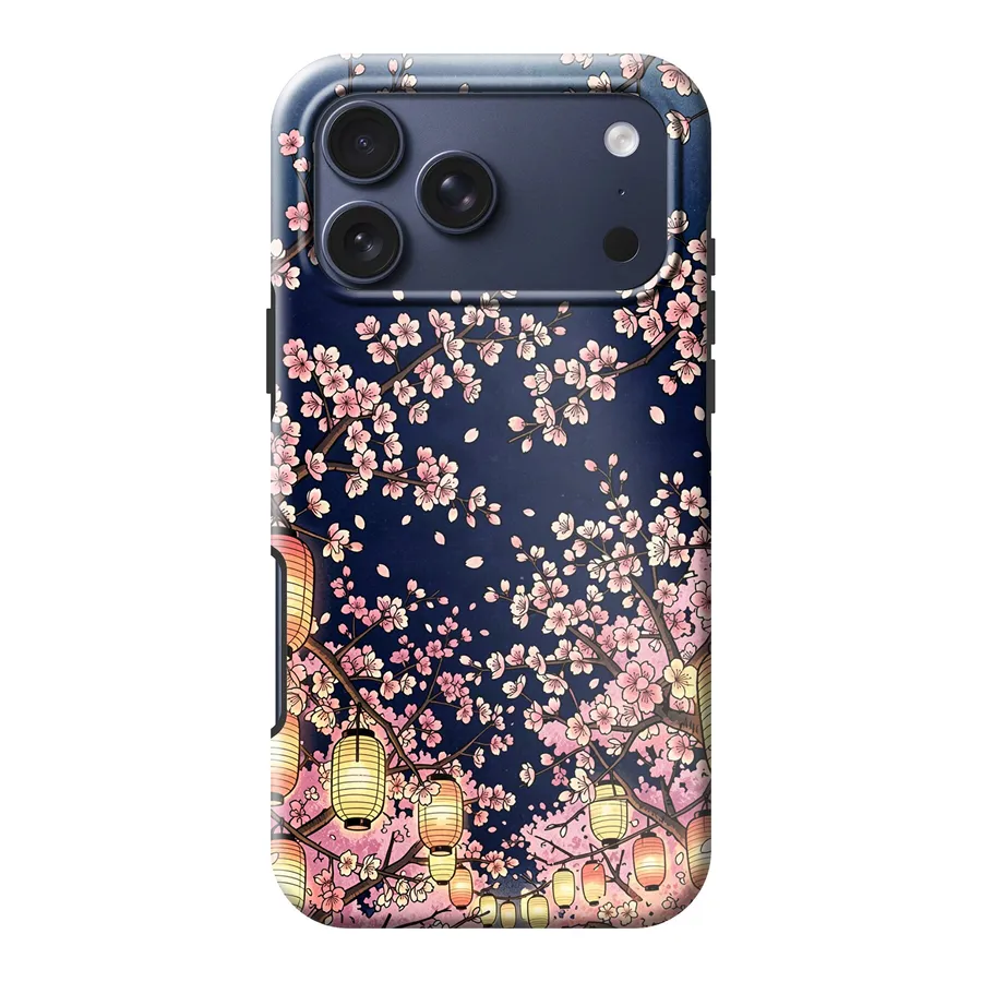 Sakura Lanterns phone case