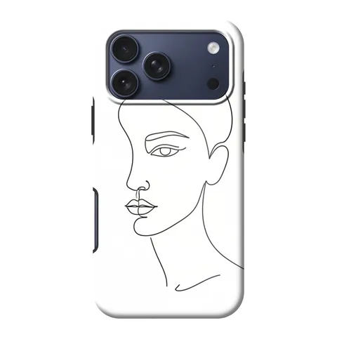 Single Line Face phone case