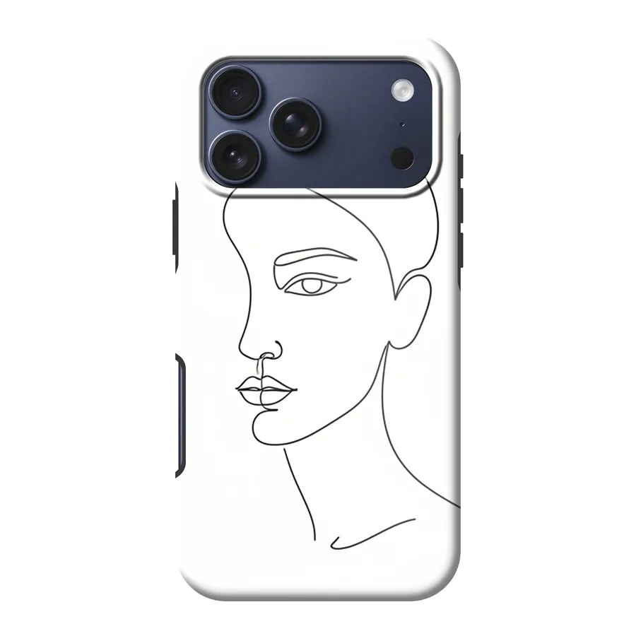 Single Line Face phone case